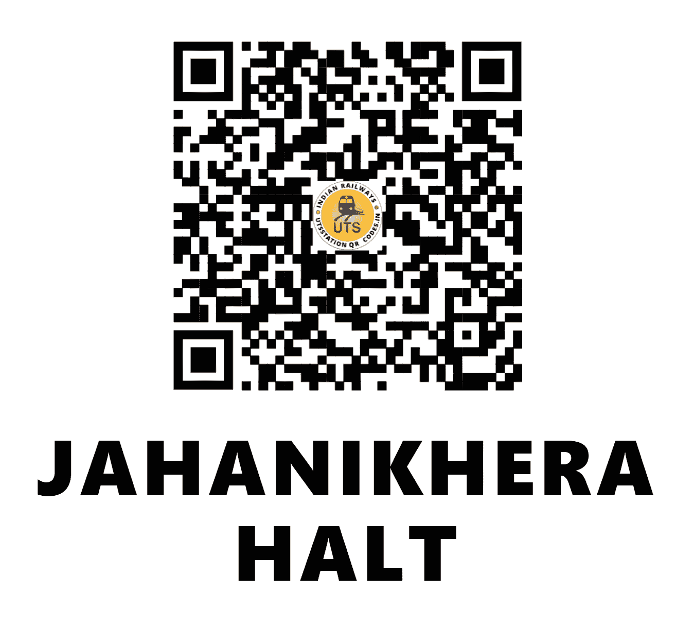 UTS QR Code for JAHANIKHERA HALT - JKH - NR (UTTAR PRADESH)